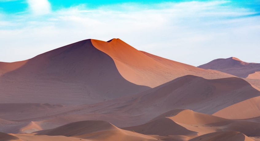 Sossusvlei dunes in Namibia